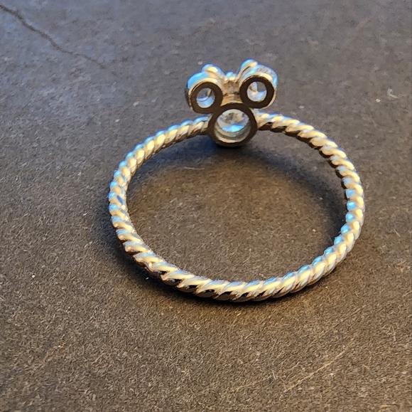 Minnie Mouse Braided Rose Gold Bow Size 8 925 Ring - Picture 9 of 9